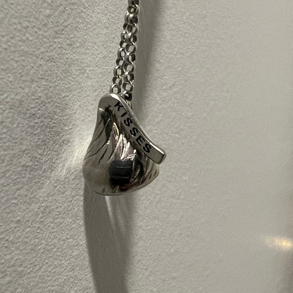 Hersheys Kiss Sterling silver necklace